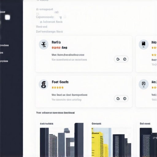 Screenshot of local SEO software dashboard tracking Google Maps rankings and reviews.