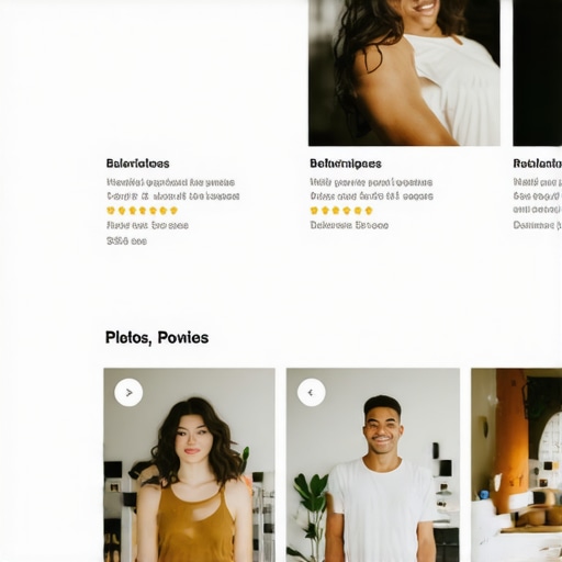 Screenshot of a Google My Business profile showing reviews, photos, and business details.