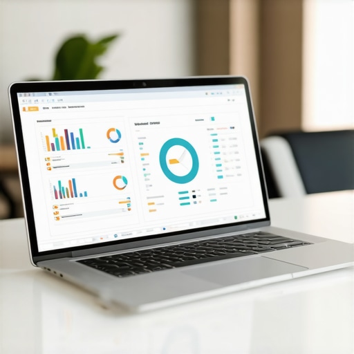 Person analyzing local SEO audit checklist on laptop.