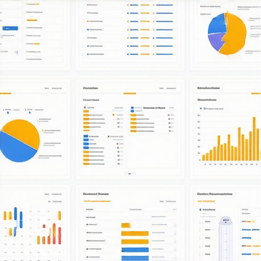 Illustration of dashboard screens showing various local SEO tools and analytics for continuous tracking and management.