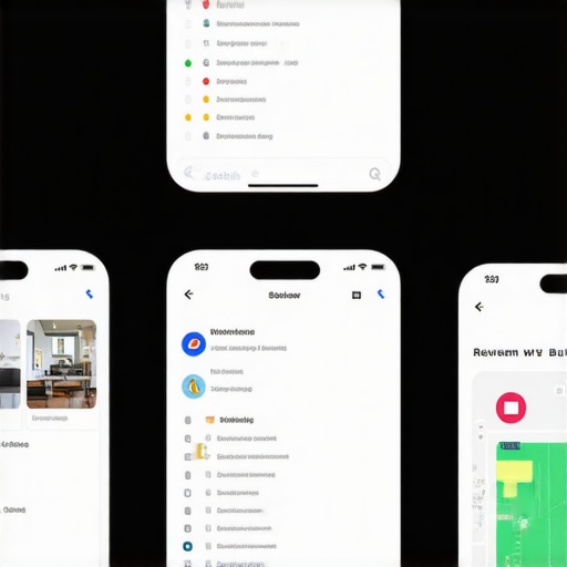 Screenshots demonstrating Google My Business and local SEO management tools.