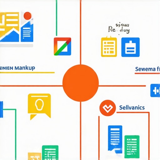 Diagram showing complex local SEO signals influencing Google Maps rankings.