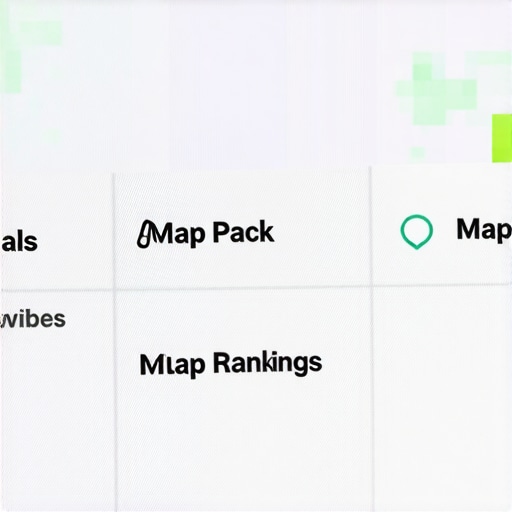 Business owner reviewing local search rankings on a digital device.