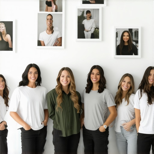 Team optimizing local business Google profile with new photos and reviews